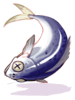 Fish With Blue Back